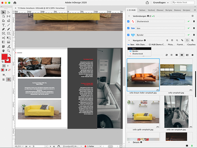 screenshot of CI HUB Connector